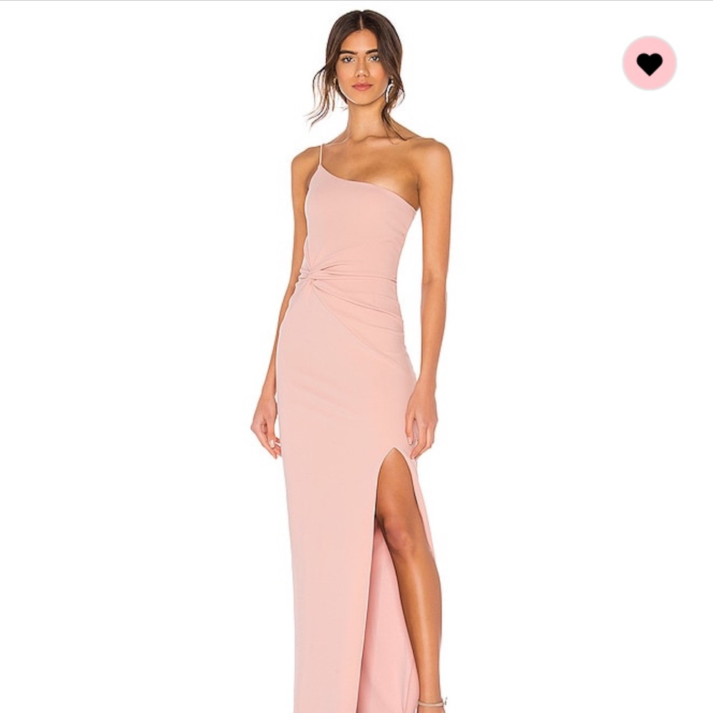 Nookie Lust One-Shoulder Gown [Revolve]
